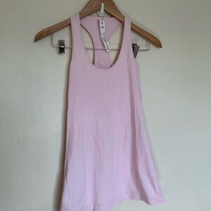 Lululemon cool racer back Light Pink Tank Top crb size 6